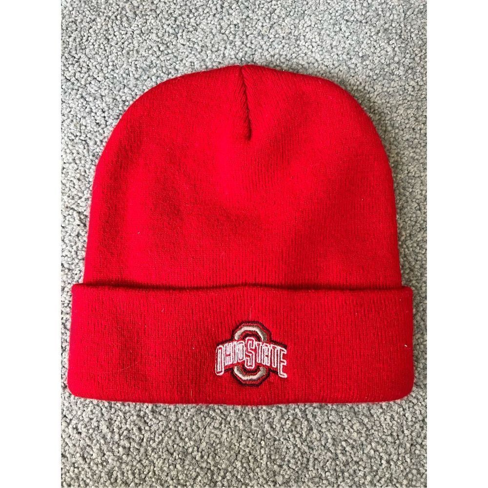 New no tags Men’s double sided Ohio State beanie